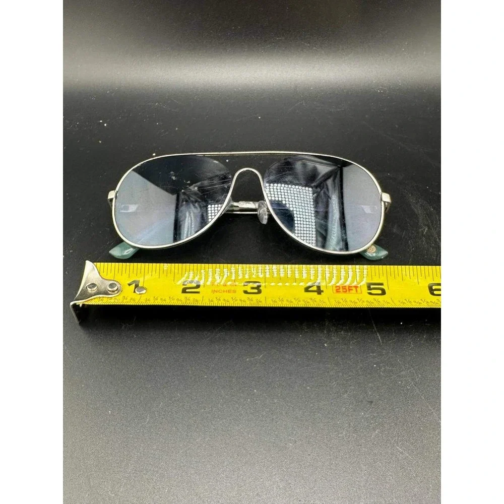 Nine West SR1217 Silver Aviator Sunglasses Dark Gradient Lens - 058 (84)